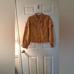 Established 1946 Women's Orange/Brown Jacket Size L